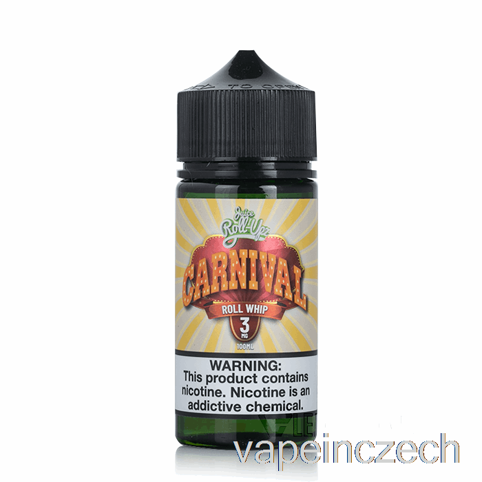 Roll Whip - Karneval - Juice Roll-upz E-liquid - 100ml 0mg Vape Bez Nikotinu
